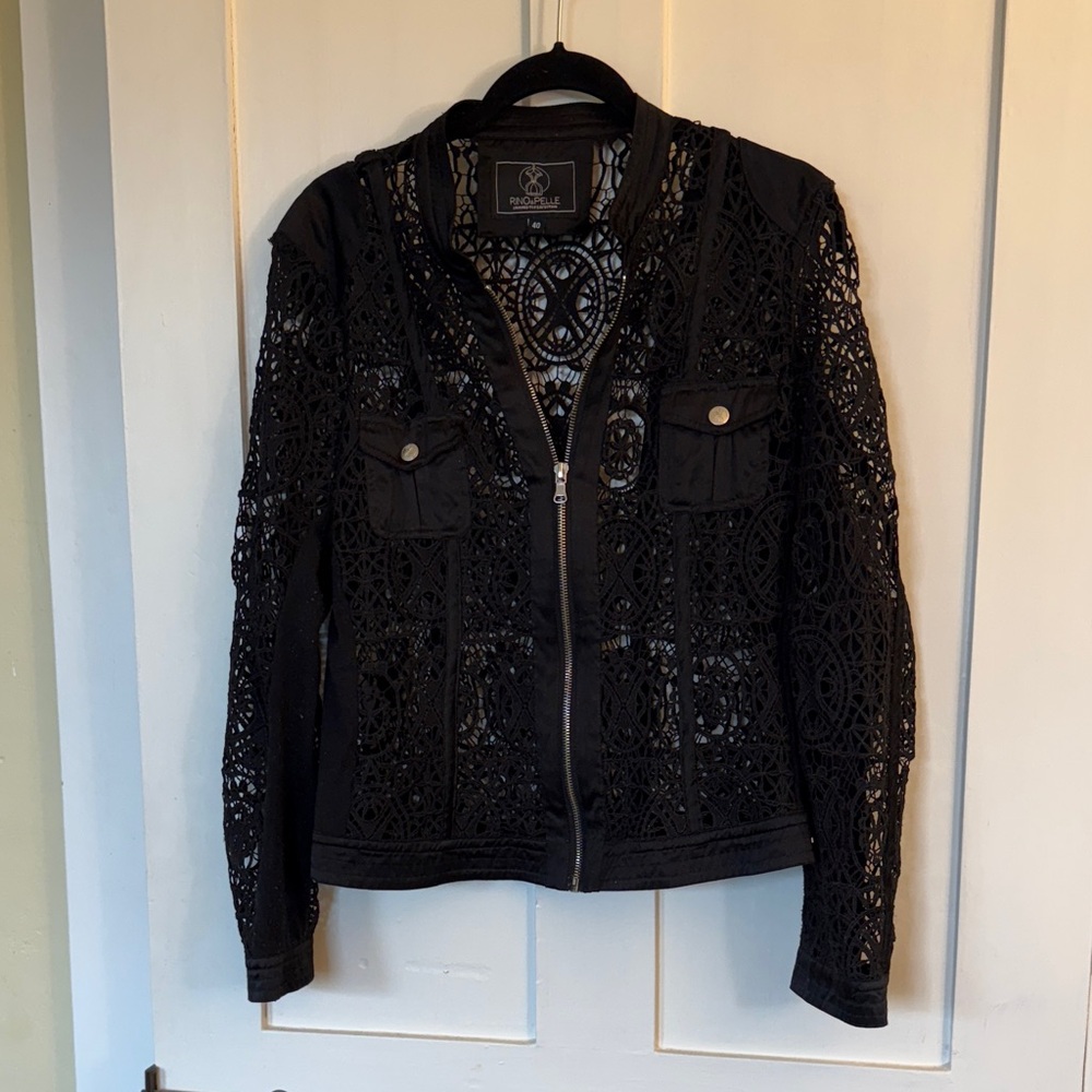 Zara Women's Black Lace Blazer